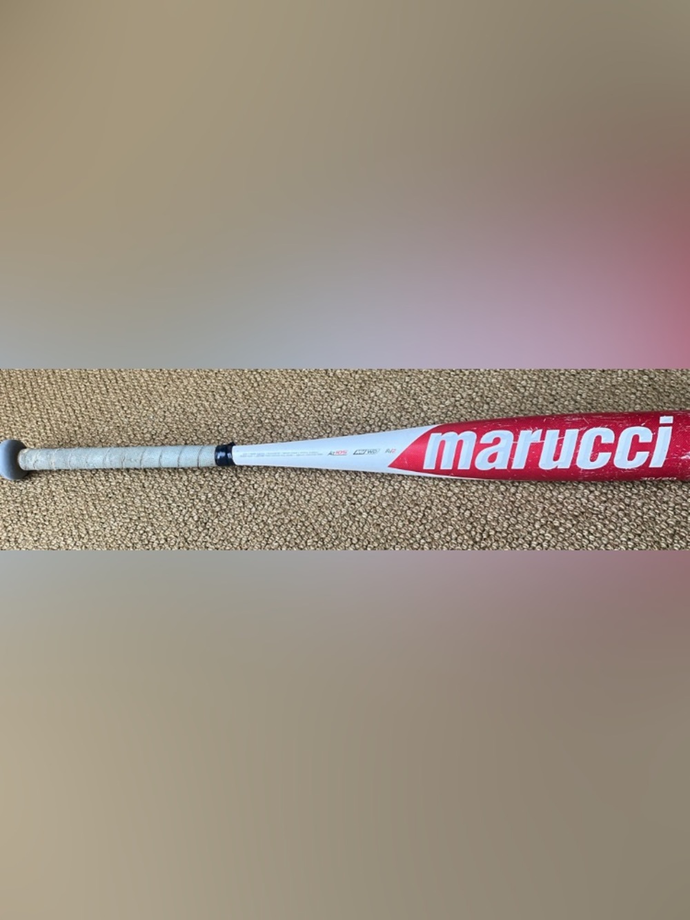 Marucci CAT8 Youth Baseball Bat - White & RedMSBC810
